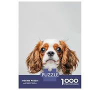 Rompecabezas Difícil para Adultos De 1000 Piezas Baby Cavalier King Charles Rompecabezas Juego Práctico Una Obra De Arte Regalos para Amigos Y Familiares 38x26cm/1000pcs