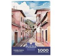 Rompecabezas Difícil para Adultos De 1000 Piezas Colorful Latin American Village Scene Rompecabezas para Adultos Juegos Relajantes Difícil Desafío Educativo Difícil 70x50cm/1000pcs