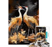 Rompecabezas difícil para Adultos de 1000 Piezas con diseño de cigüeña Juegos educativos Juguetes educativos Divertido Regalo para Mujeres (tamaño 38x26cm)