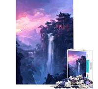 Rompecabezas difícil para Adultos de 1000 Piezas con Paisaje Chino Juego de ingenio Juego desafiante Juguetes Regalos de cumpleaños decoración de Pared (tamaño 38x26cm)