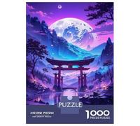 Rompecabezas Difícil para Adultos De 1000 Piezas Cosmic Torii Gate Glow Rompecabezas para Adultos Juego De Ingenio Carrera De Velocidad De Manos Desafío Educativo 70x50cm/1000pcs