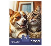 Rompecabezas Difícil para Adultos De 1000 Piezas Cute Best Friends Rompecabezas para Adultos Juegos Relajantes Mejora La Memoria Regalo De Cumpleaños, Regalos, 52x38cm/1000pcs