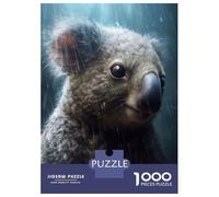 Rompecabezas Difícil para Adultos De 1000 Piezas Cute Wet Koala Rompecabezas para Adultos Juegos Relajantes Mejora La Memoria Regalo De Cumpleaños, Regalos, 52x38cm/1000pcs