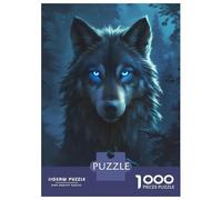 Rompecabezas Difícil para Adultos De 1000 Piezas Dark Wood Collection Wolf Rompecabezas para Adultos Juguetes De Bricolaje Mejora La Memoria Desafiante De Completar 38x26cm/1000pcs