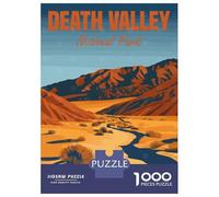 Rompecabezas Difícil para Adultos De 1000 Piezas Death Valley National Park Rompecabezas Antiestrés Juguetes De Corte De Precisión Gran Regalo para Jugar 38x26cm/1000pcs