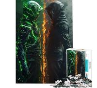 Rompecabezas difícil para Adultos de 1000 Piezas desafío Educativo Tú y yo Juguete de decoración de Pared para Mayores de 14 años 38x52cm