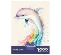Rompecabezas Difícil para Adultos De 1000 Piezas Dolphin Splash Rompecabezas para Adultos Juego De Ingenio Carrera De Velocidad De Manos Desafío Educativo 52x38cm/1000pcs