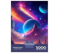 Rompecabezas Difícil para Adultos De 1000 Piezas Fantasy Space Landscape Art Print Rompecabezas para Adultos Juegos Relajantes Difícil Desafío Educativo Difícil 52x38cm/1000pcs