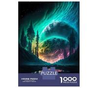 Rompecabezas Difícil para Adultos De 1000 Piezas Forrest Creek Moon Galaxy Rompecabezas para Adultos Juego Práctico Arte De Pared Regalo De Cumpleaños, Regalos, 38x26cm/1000pcs