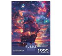 Rompecabezas Difícil para Adultos De 1000 Piezas Galactic Sail Voyage -8 Rompecabezas para Adultos Juguetes Antiestrés Desafío Educativo De Corte De Precisión 52x38cm/1000pcs