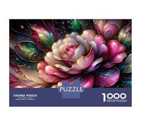 Rompecabezas Difícil para Adultos De 1000 Piezas Glowing Garden Dream Rompecabezas para Adultos Juegos Relajantes Mejora La Memoria Regalo De Cumpleaños, Regalos, 70x50cm/1000pcs