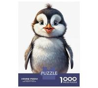Rompecabezas Difícil para Adultos De 1000 Piezas Happy Little Penguin Rompecabezas para Adultos Juegos Relajantes Mejora La Memoria Regalo De Cumpleaños, Regalos, 70x50cm/1000pcs