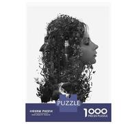 Rompecabezas Difícil para Adultos De 1000 Piezas Hel The Goddess of Death Rompecabezas para Adultos Juguetes Antiestrés Desafío Educativo De Corte De Precisión 52x38cm/1000pcs