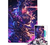 Rompecabezas difícil para Adultos de 1000 Piezas Inferno Samurai Wraith Difícil y desafiante Decoración de Arte para el hogar Juego Familiar para Mayores de 14 años (38x52cm)