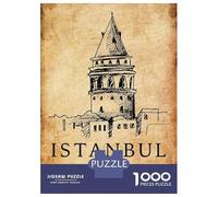 Rompecabezas Difícil para Adultos De 1000 Piezas Istanbul Travel Rompecabezas Antiestrés Juguetes De Corte De Precisión Gran Regalo para Jugar 52x38cm/1000pcs