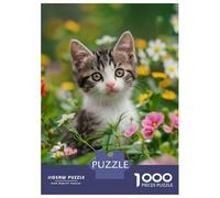 Rompecabezas Difícil para Adultos De 1000 Piezas Kittens Play Rompecabezas para Adultos Juguetes De Bricolaje Mejora La Memoria Desafiante De Completar 70x50cm/1000pcs