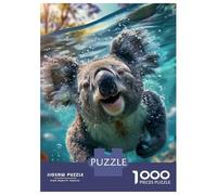 Rompecabezas Difícil para Adultos De 1000 Piezas Koala Sea Rompecabezas para Adultos Juego Práctico Arte De Pared Regalo De Cumpleaños, Regalos, 38x26cm/1000pcs