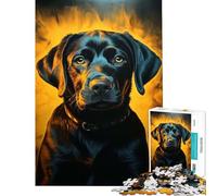 Rompecabezas difícil para Adultos de 1000 Piezas Labrador Retriever Difícil y desafiante Vacaciones en casa Matar el Tiempo Juego Imposible para Mayores de 14 años Juego de Rompecabezas ofrecido