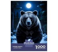 Rompecabezas Difícil Para Adultos De 1000 Piezas Lunar Guardian - Ethereal Winter Sentinel Under The Frosted Moon Rompecabezas Para Adultos Juego De Ingenio Carrera De Velocidad De Manos Desafío Educa