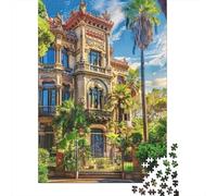 Rompecabezas Difícil para Adultos De 1000 Piezas Luxury Mediterranean Villa for Sale-1 Rompecabezas para Adultos Juego Práctico Arte De Pared Regalo De Cumpleaños, Regalos, 38x26cm/1000pcs