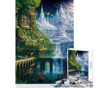 Rompecabezas difícil para Adultos de 1000 Piezas Maravillas del Mundo de fantasía Juegos relajantes Juguetes educativos antiestrés Diversión en casa (38x52cm)