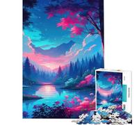 Rompecabezas difícil para Adultos de 1000 Piezas Naturaleza Pop Art desafío Educativo decoración de Pared Juguete decoración de Pared para Mayores de 14 años 38x52cm