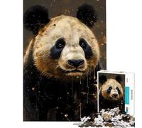 Rompecabezas difícil para Adultos de 1000 Piezas Panda Amigo Imaginario Ayuda a ejercitar el Cerebro Juguete Educativo para Toda la Familia a Partir de 14 años 38x52cm