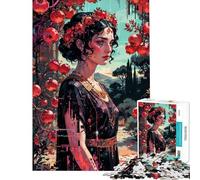 Rompecabezas difícil para Adultos de 1000 Piezas Perséfone Reina del inframundo Rompecabezas para Adultos Juegos relajantes Que mejoran la Memoria Un Reto para completar (tamaño 38x52cm)