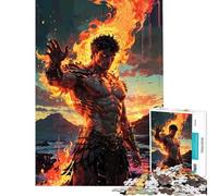 Rompecabezas difícil para Adultos de 1000 Piezas Prometeo︰ Fuego Eterno Actividades Divertidas en casa Desafío difícil Juguete Decoración de Pared para Mayores de 14 años Juego (38x52cm)