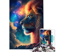 Rompecabezas difícil para Adultos de 1000 Piezas Rey de la Selva Juegos Educativos Juguetes Juegos Educativos Regalo Divertido para Mujeres (Tamaño 50x75cm)