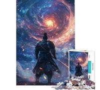 Rompecabezas difícil para Adultos de 1000 Piezas Samurai y Vórtice Cósmico Ideal para cumpleaños y Navidad Decoración Juego Educativo Apto para Mayores de 14 años (38x26cm)