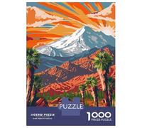 Rompecabezas Difícil para Adultos De 1000 Piezas Sierra Nevada Travel Poster Rompecabezas para Adolescentes Juegos Divertidos Regalos para Mujeres Desafiante De Completar 70x50cm/1000pcs