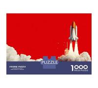 Rompecabezas Difícil para Adultos De 1000 Piezas Space Shuttle Launch-5 Rompecabezas para Adultos Juego Práctico Arte De Pared Regalo De Cumpleaños, Regalos, 38x26cm/1000pcs