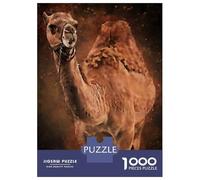 Rompecabezas Difícil para Adultos De 1000 Piezas Splatter Camel Rompecabezas para Adultos Juguetes De Bricolaje Mejora La Memoria Desafiante De Completar 38x26cm/1000pcs