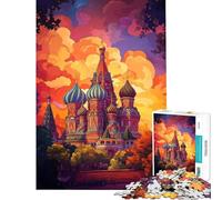 Rompecabezas difícil para Adultos de 1000 Piezas St Basil's Splendor Rompecabezas para Adolescentes Ideal para Pasar el Tiempo en casa Durante Las Vacaciones Un Juego desafiante