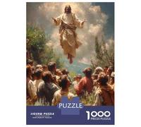 Rompecabezas Difícil para Adultos De 1000 Piezas The Ascension of Jesus Rompecabezas para Adultos Juegos Relajantes Mejora La Memoria Regalo De Cumpleaños, Regalos, 38x26cm/1000pcs