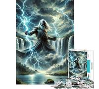 Rompecabezas difícil para Adultos de 1000 Piezas Zeus Actividades Divertidas en casa Desafío difícil Juguete Decoración de Pared para Mayores de 14 años Juego (50x75cm)