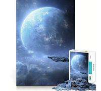 Rompecabezas difícil para Adultos Nave Espacial explorando Pandora, 1000 Piezas, Potencia la Memoria, Calma, Escape, Bordes Ajustados, 50x75cm