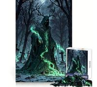 Rompecabezas difícil para Adultos Necrotic Graveyard Revenant de 1000 Piezas Think Toy Peaceful Fun Clean Cut Fine Art Piece (50x75cm)