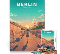 Rompecabezas difícil Pastel Silence at The Berlin Wall para Adultos, 1000 Piezas, Juego Inteligente para el hogar, Disfruta del Montaje de la Imagen, Regalo Festivo (50x75cm)