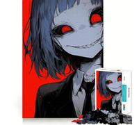 Rompecabezas difícil Red Eye Glow para Adultos, 1000 Piezas, Rompecabezas Mental, Arte Relajante, (38x52cm)