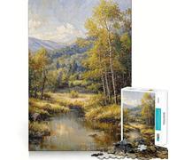 Rompecabezas difícil Reflejo de montaña para Adultos, 1000 Piezas, Juguete de lógica Resistente, Tiempo en Familia, Bordes definidos, Regalo Ideal (38x52cm)