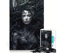 Rompecabezas difícil Reina de la Oscuridad para Adultos, 1000 Piezas, Juego Inteligente para el hogar, Disfruta del Montaje de la Imagen, Regalo Festivo (50x75cm)