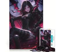 Rompecabezas difícil Reina de los Murciélagos para Adultos, 1000 Piezas, estimula la Memoria, Juego Relajante, Corte Premium, (38x52cm)