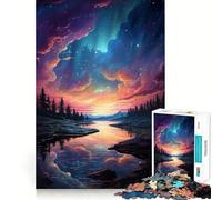 Rompecabezas difícil Río bajo un Cielo épico para Adultos, 1000 Piezas, de lógica Fina, Juguete Relajante y Divertido, Bordes limpios, Regalo Original (50x75cm)