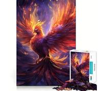 Rompecabezas difícil Rising Phoenix para Adultos, 1000 Piezas, Juego de Habilidad, Tiempo en Familia, Arte de Corte preciso, Coleccionable (38x52cm)