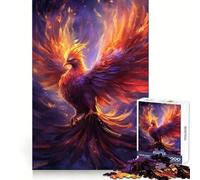 Rompecabezas difícil Rising Phoenix para Adultos, 1000 Piezas, Juguete Intelectual, Tiempo Acogedor, Corte de Calidad, (50x75cm)
