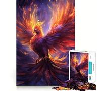 Rompecabezas difícil Rising Phoenix para Adultos, 1000 Piezas, Juguete Intelectual, Tiempo Acogedor, Corte de Calidad, (50x75cm)