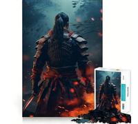 Rompecabezas difícil Samurai Fire para Adultos, 1000 Piezas, Juguete Intelectual, Tiempo Acogedor, Corte de Calidad, (50x75cm)
