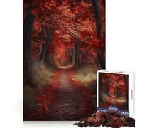 Rompecabezas difícil Sendero del Bosque Otoñal para Adultos, 1000 Piezas, Desafío Inteligente, Ocio, Escape, Cierre Fino, Regalo Ideal (50x75cm)
